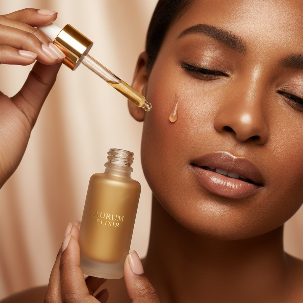 GlowMaxx Retinol Serum woman lifestyle shot